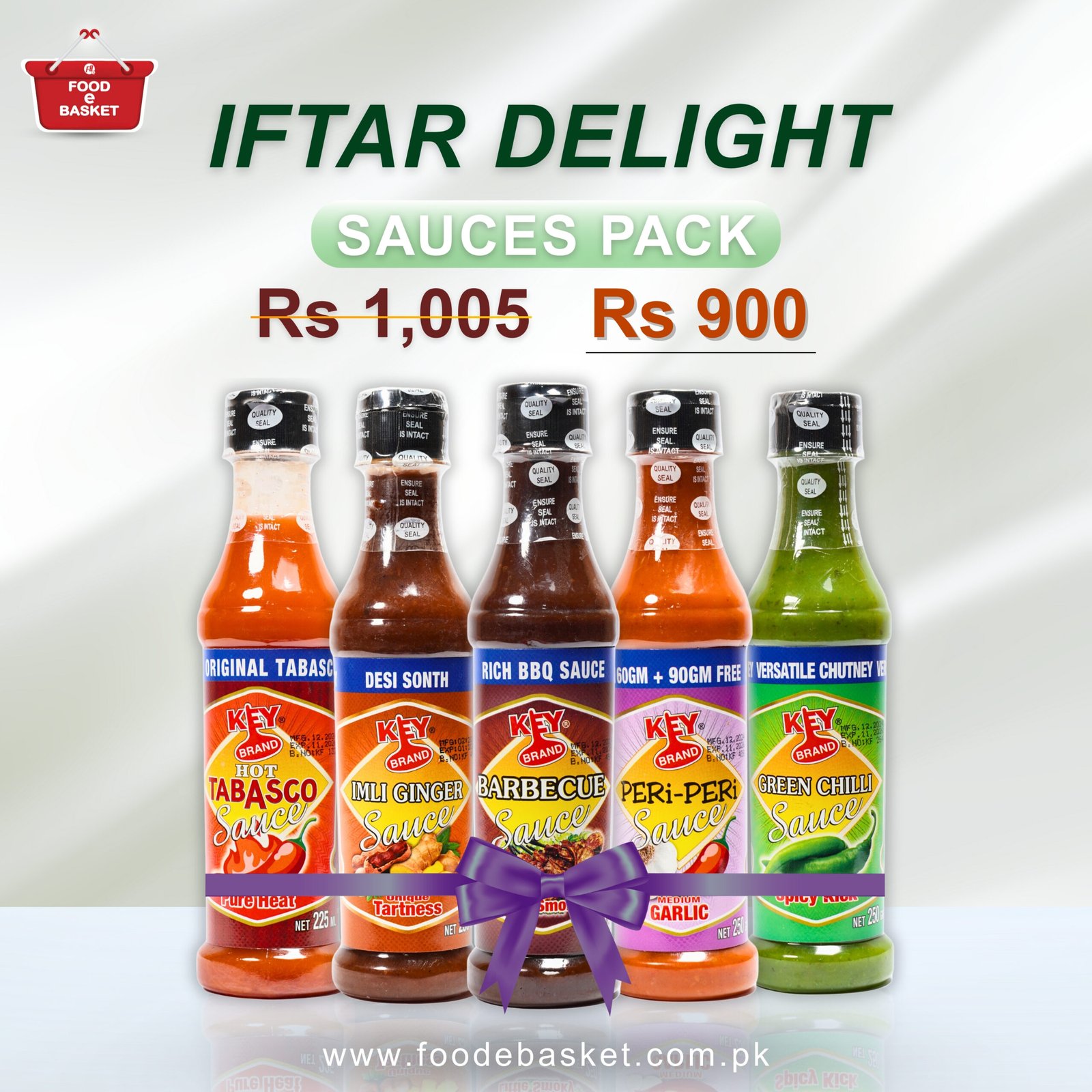 Iftar Delight Gourmet Sauce Pack (Set of 5)